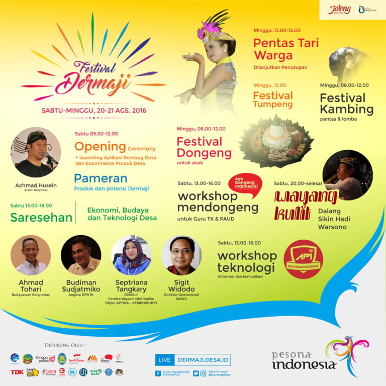 Desain Grafis Festival Dermaji 2016