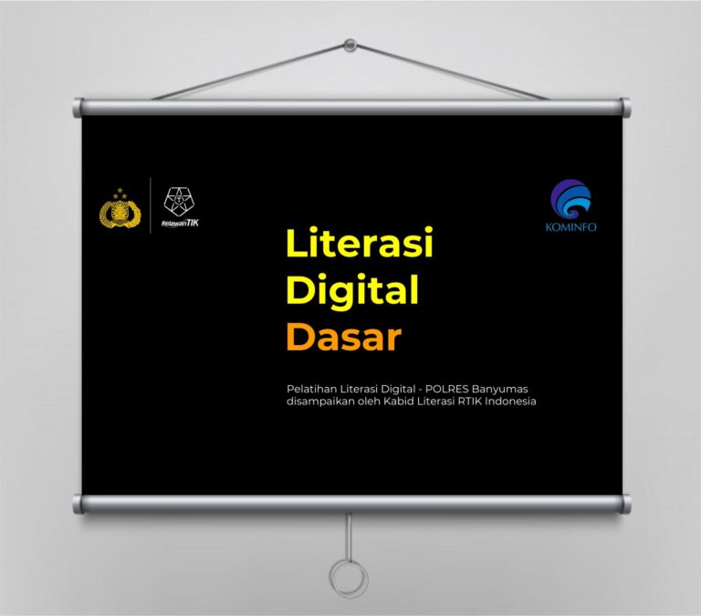 Materi Literasi Digital Dasar Polres Banyumas